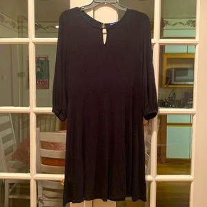Black long sleeve dress